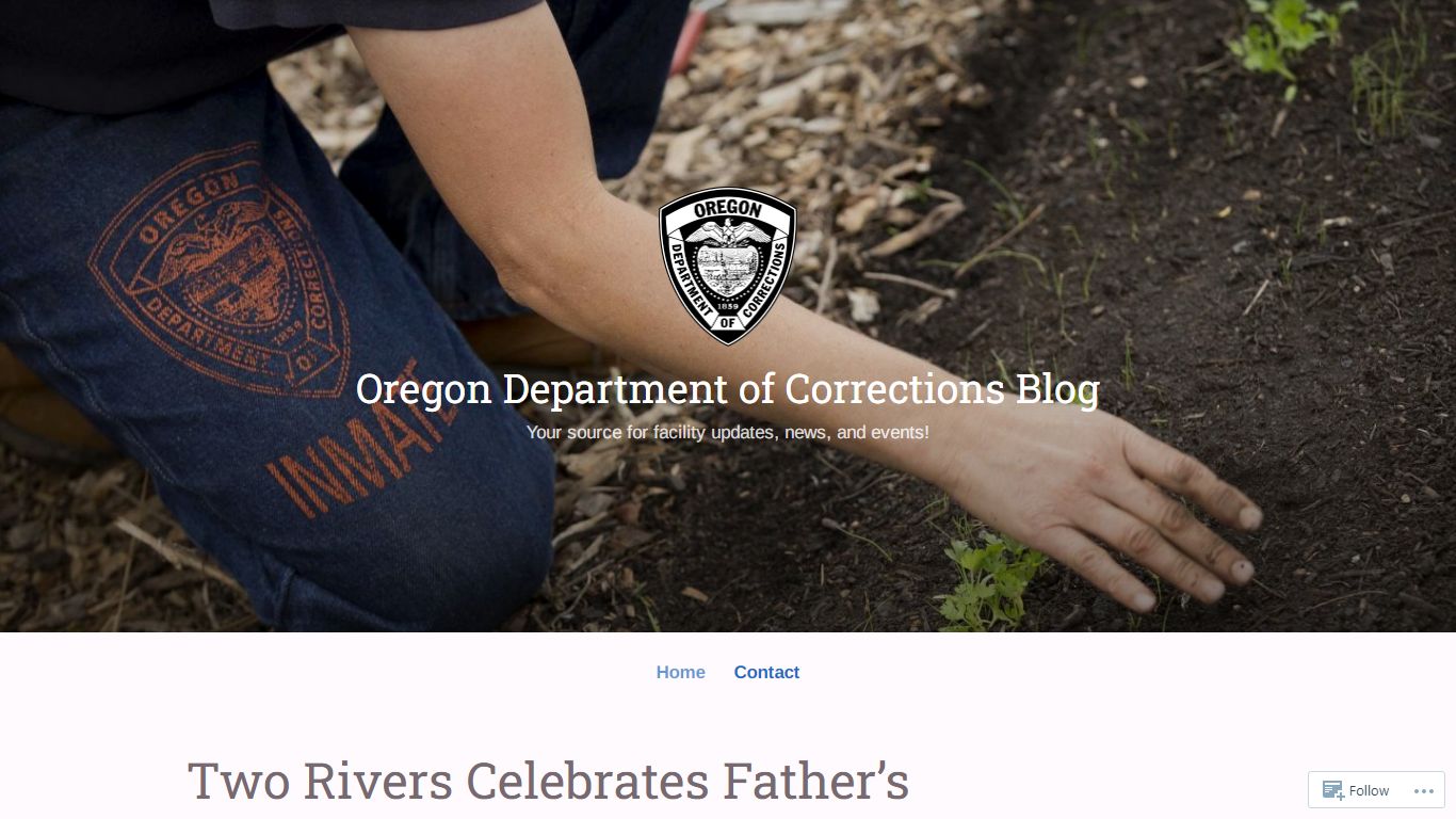 Oregon Department of Corrections Blog – Your source for facility ...